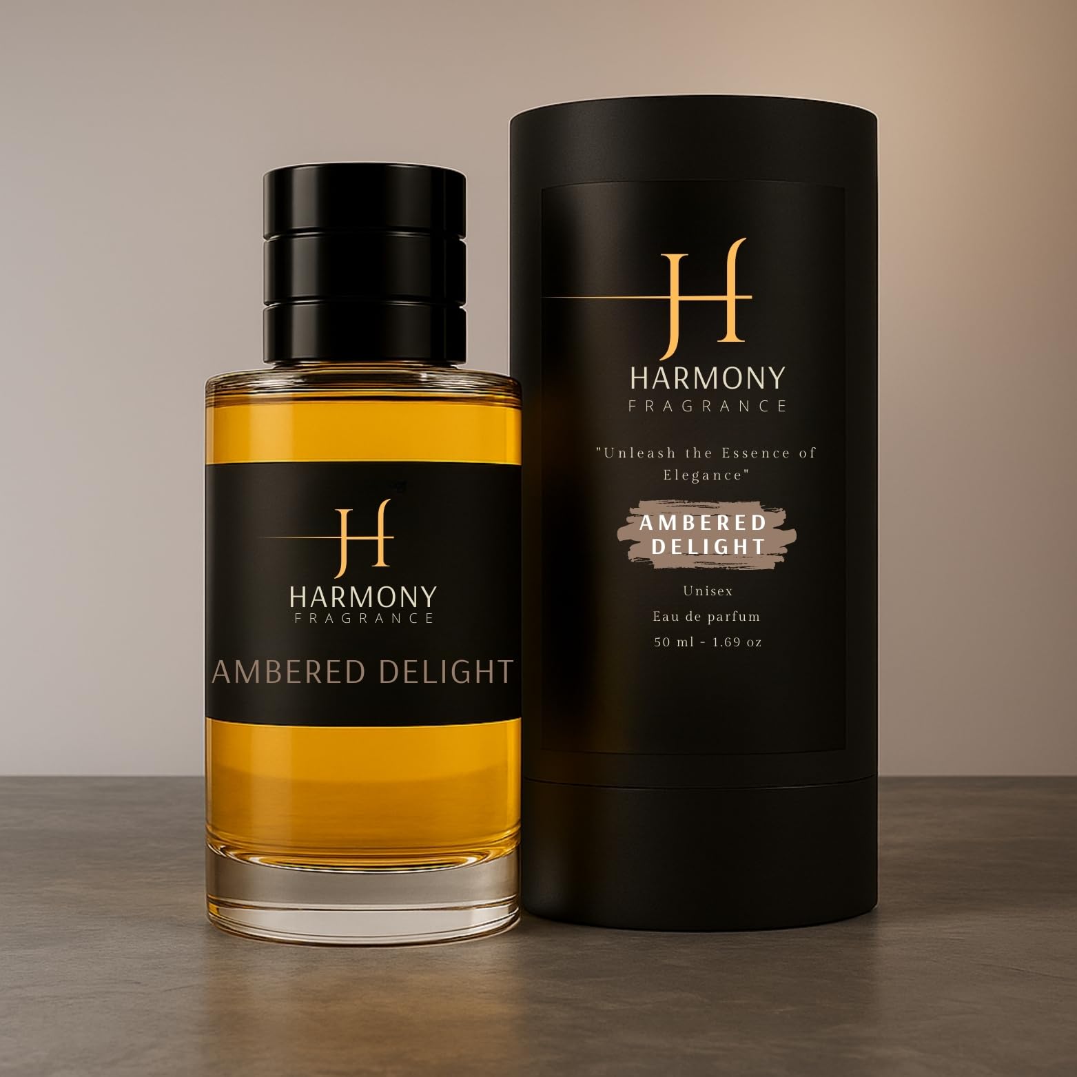 Ambered Delight - Harmony Fragrance - Eau de Parfum - Inspired by TF Tobacco Vanilla - Luxury Perfume - For Women Men Unisex - Long Lasting Fragrance - Made In Canada - 5