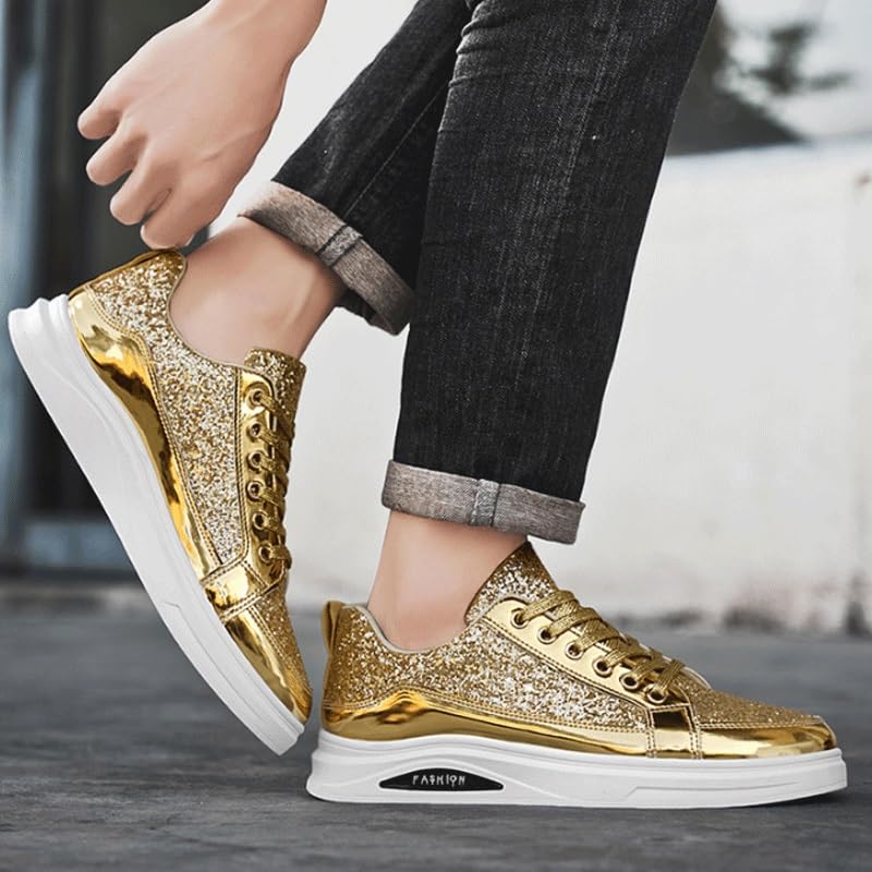 Men Shiny Faux Leather Formal Oxfords Shoes Business Casual Dress Oxford Walking Shoes Comfortable Lightweight Soft Sole3