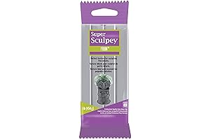 Polyform Super Sculpey Firm Gray: Premium Sculpting Clay for Artists