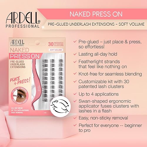 Miniatura 2 de Ardell Extensiones de pestañas postizas prepegadas a presión Naked - Volumen suave