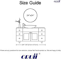Vista 7 de Espejo redondo dorado, espejo redondo dorado de 24 pulgadas, espejos circulares de pared con marco de metal, espejos circulares dorados para pared