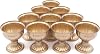 10 Pcs Gold Flowers Vases for Centrepieces, Wedding Table Centerpiece Decoration for Reception, Home Flower Stand for Birthday Ceremony Christmas Events Indoor Outdoor (3.9'' H)