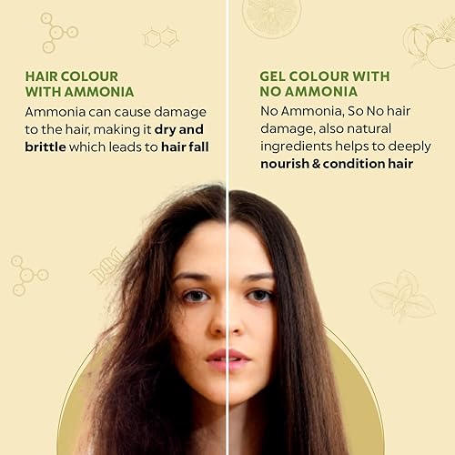 Miniatura 3 de Indus Valley Tinte de cabello de gel orgánico natural sin daños, sin amoníaco, vegano y libre de crueldad, cobertura de hasta el 100% de las canas,