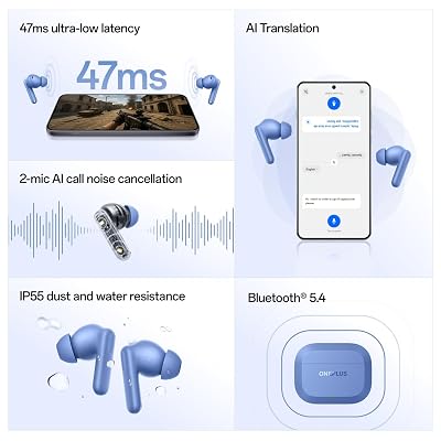 OnePlus Nord Buds 3r TWS Earbuds up to 54 Hours Playback