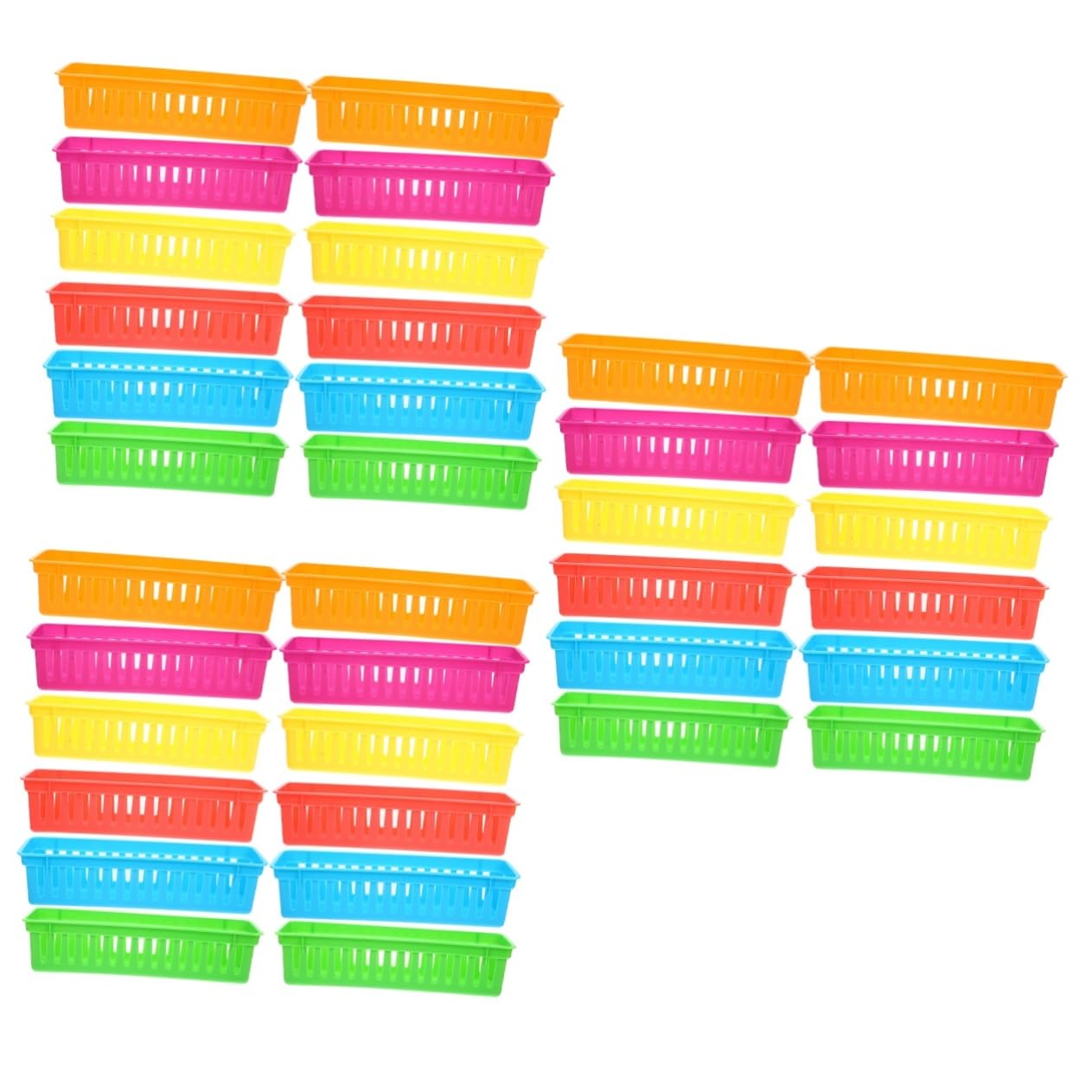 Organisateur de bureau plastique SECFOU pour ranger les fournitures scolaires en volume