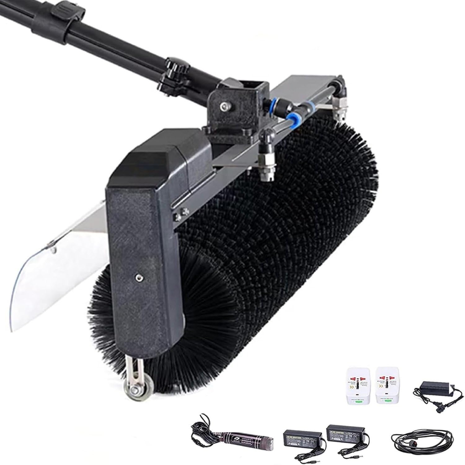 GTHTUHFD Telescopic Solar Panel Cleaning Brush With 360° Adjustable Angle, 18Ft Long For Rv, Glass, Store Signs & Billboards,5.5m/18ft