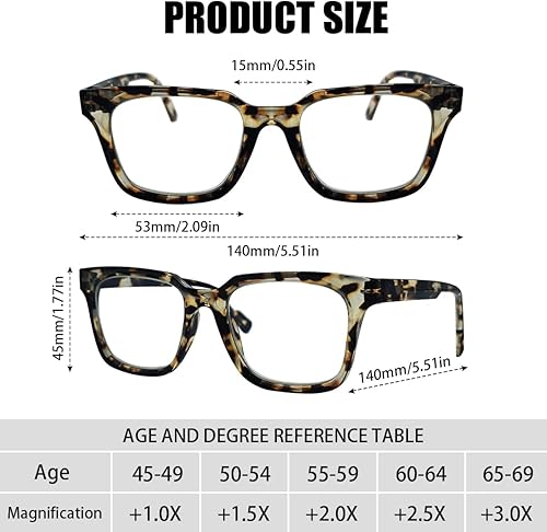 Miniatura 2 de XISHUYANYU Lentes de lectura para computadora, lentes de bloqueo de luz azul retro con bisagras de resorte para mujeres y hombres, antifatiga ocular