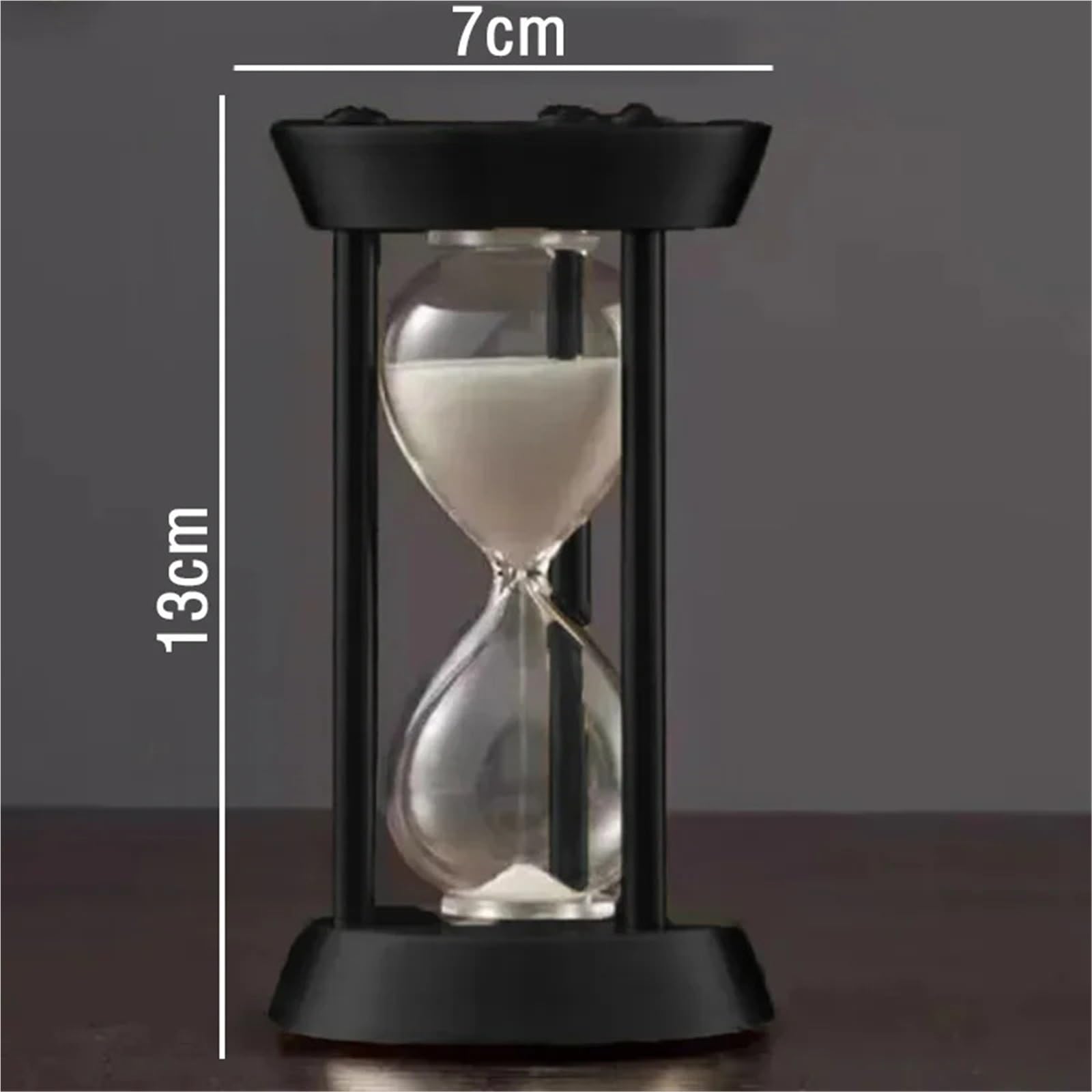 Reloj de Arena, Reloj de Metal, Adorno clásico para Escritorio de Sala de Estar, Reloj Retro