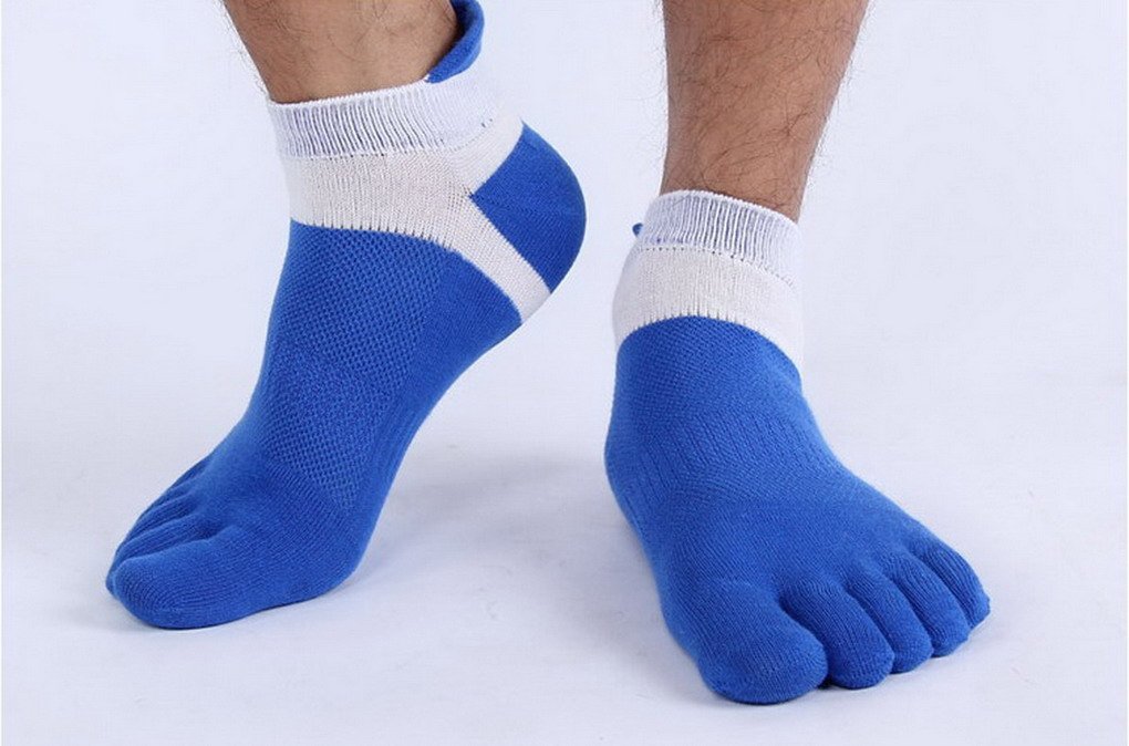 Chaussettes à orteils pour hommes, chaussettes de sport légères, respirantes, à séchage rapide, 6 paires