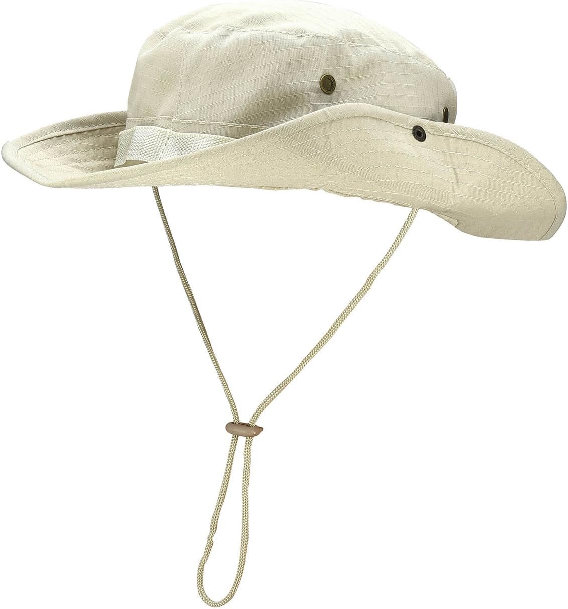 FALETOOutdoor Boonie Hat Wide Brim Breathable Safari Fishing Hats Military Cap