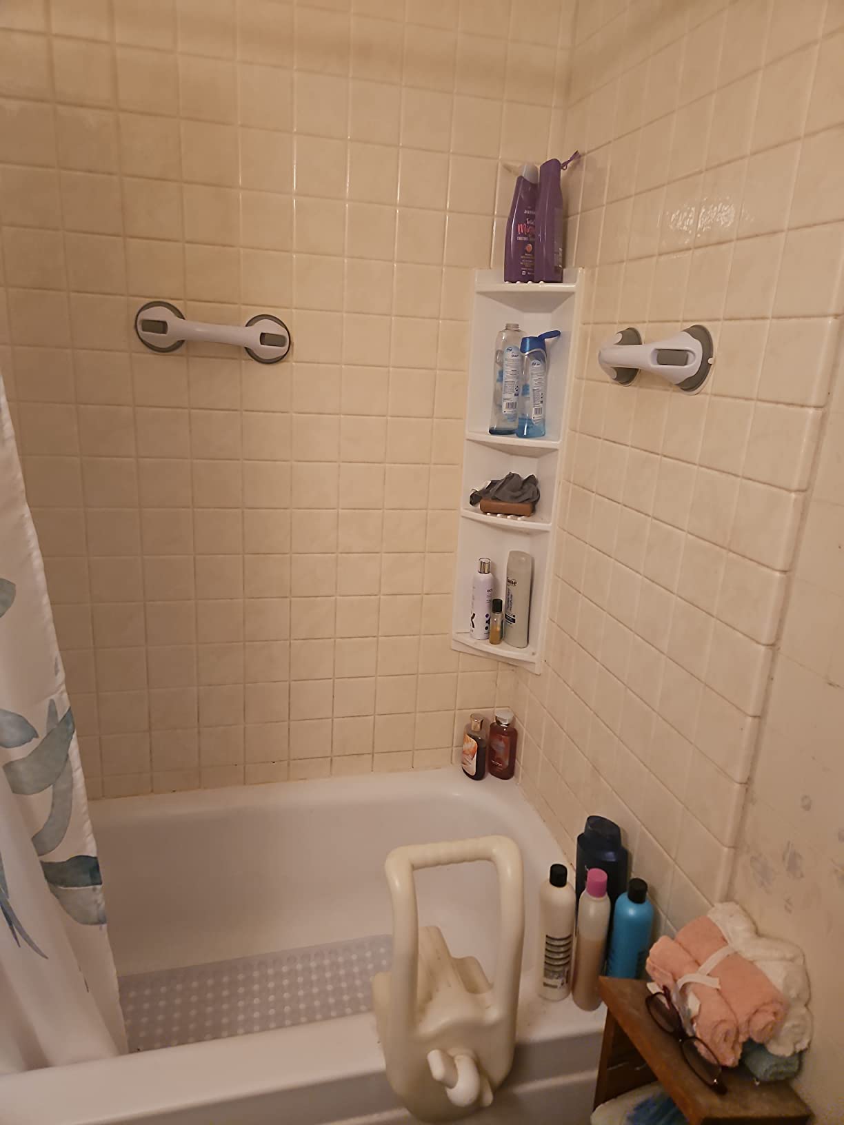 Manilla de soporte portátil para baño
