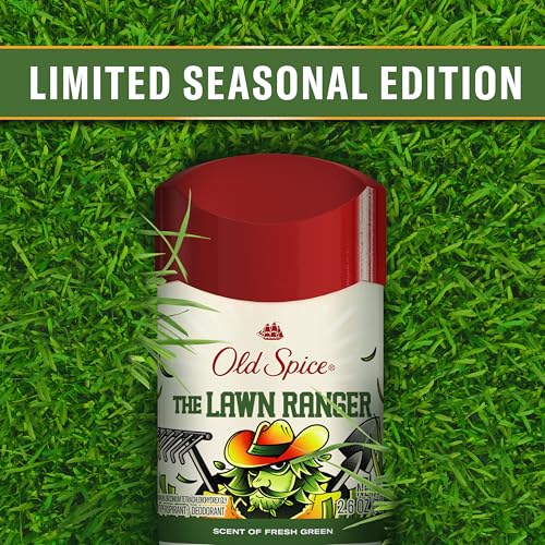 Image of Old Spice Dry Feel Antiperspirant Deodorant for Men, Summerdudes, 24 /7 Sweat & Odor Protection, 24 /7 Sunny Freshness & Long Lasting Scent, Invisible Solid, Lawn Ranger with Fresh Green Scent, 2.6 oz