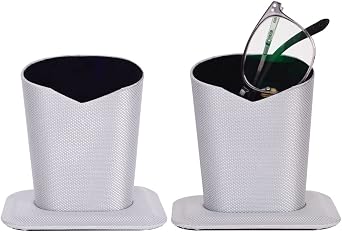 2 Pack Eyeglasses Holder Stand Glasses Stand Case Eyeglasses Protective Holder for Desks or Nightstands
