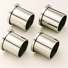 Elite Heavy Curtain Bracket | Wall to Wall Bracket for 1inch Stainless Steel Curtain Rod and Wardrobe Rod Suitable for 25mm Curtain Pipe(Steel, White, Silver)- 4pcs