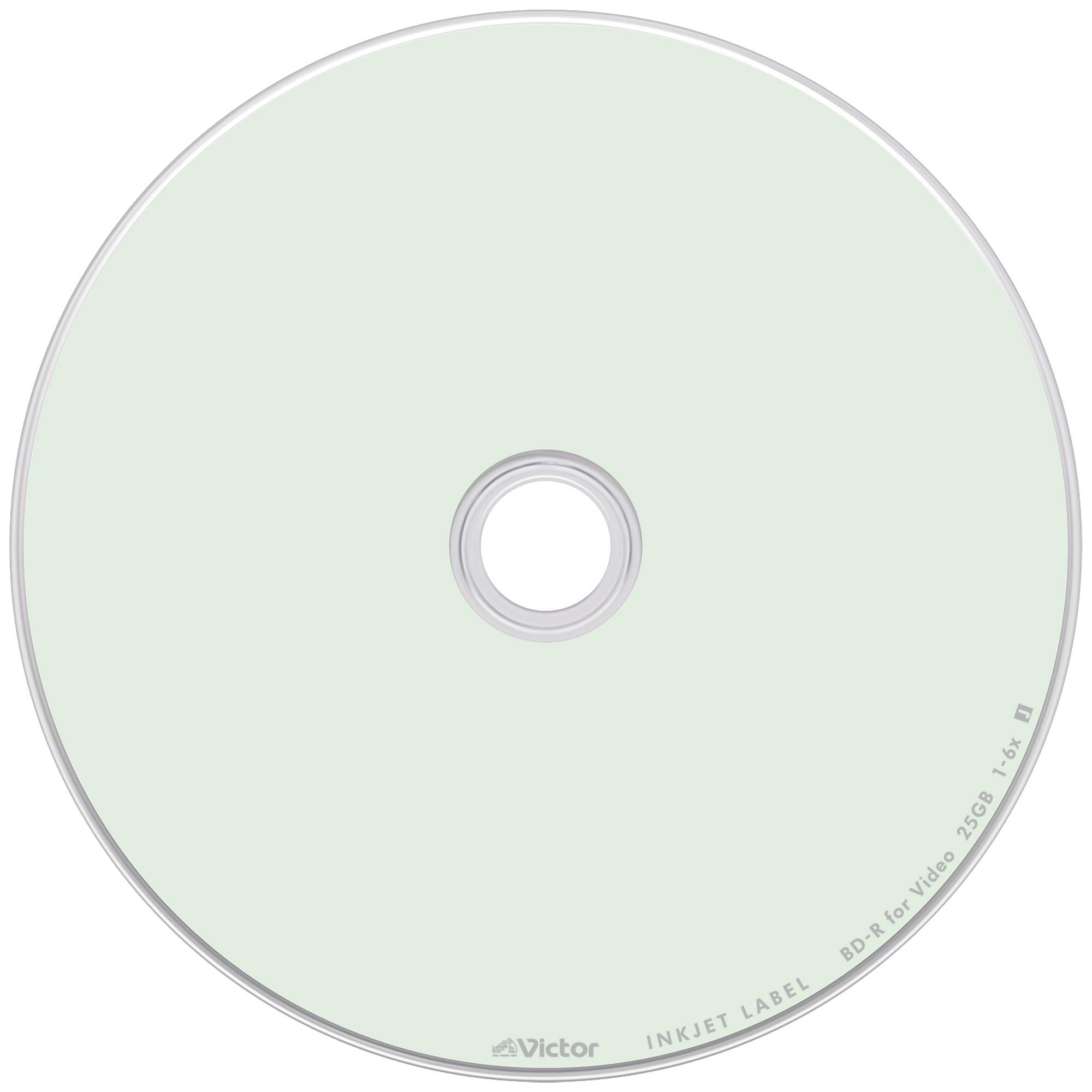 Victor VBR130RPX5J1 Blu-ray Disc for Single Recording, BD-R, 25GB