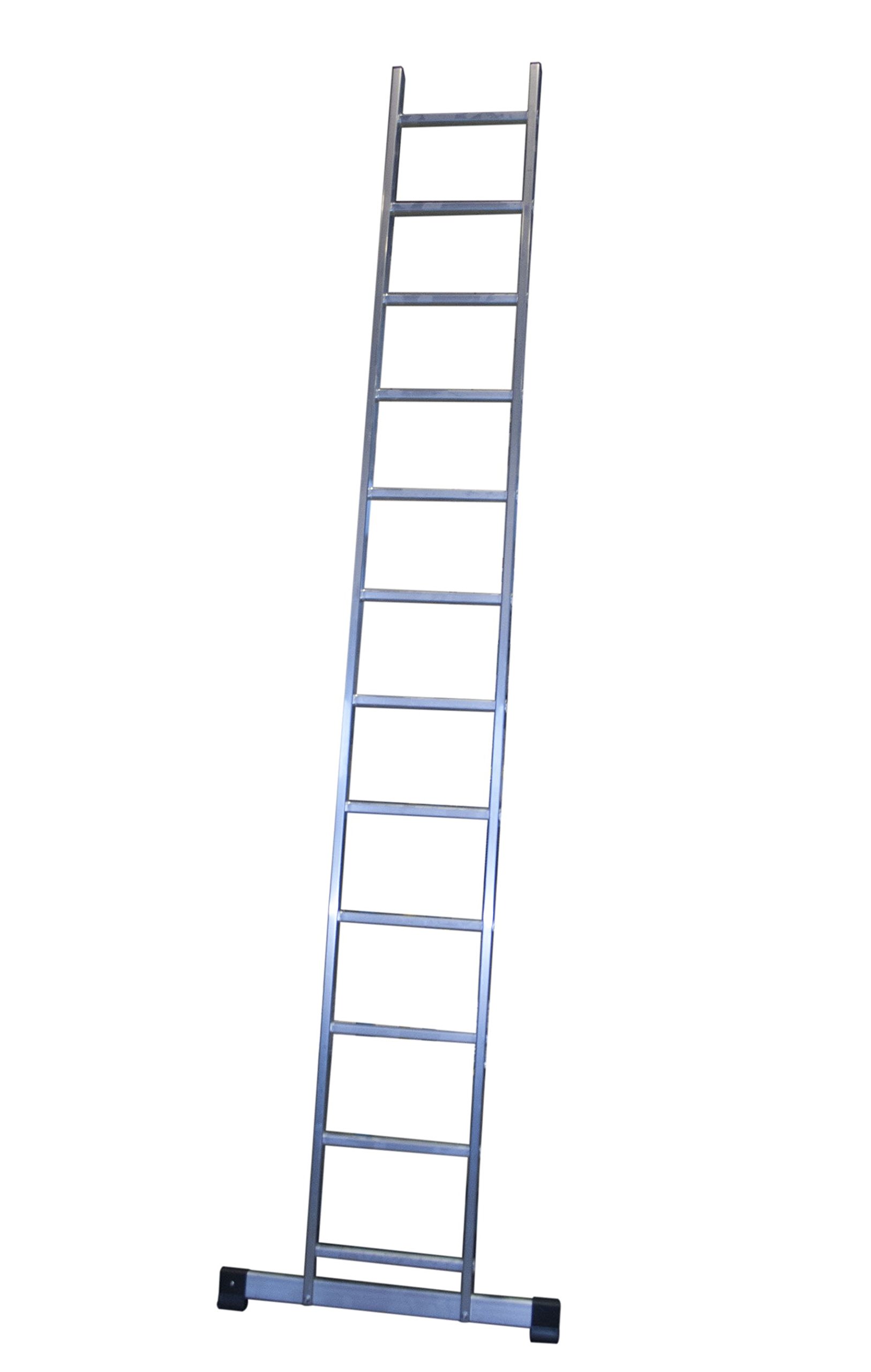 Escalera Profesional de Aluminio de Apoyo Simple con Barra estabilizadora 12 peldaños Serie Basic