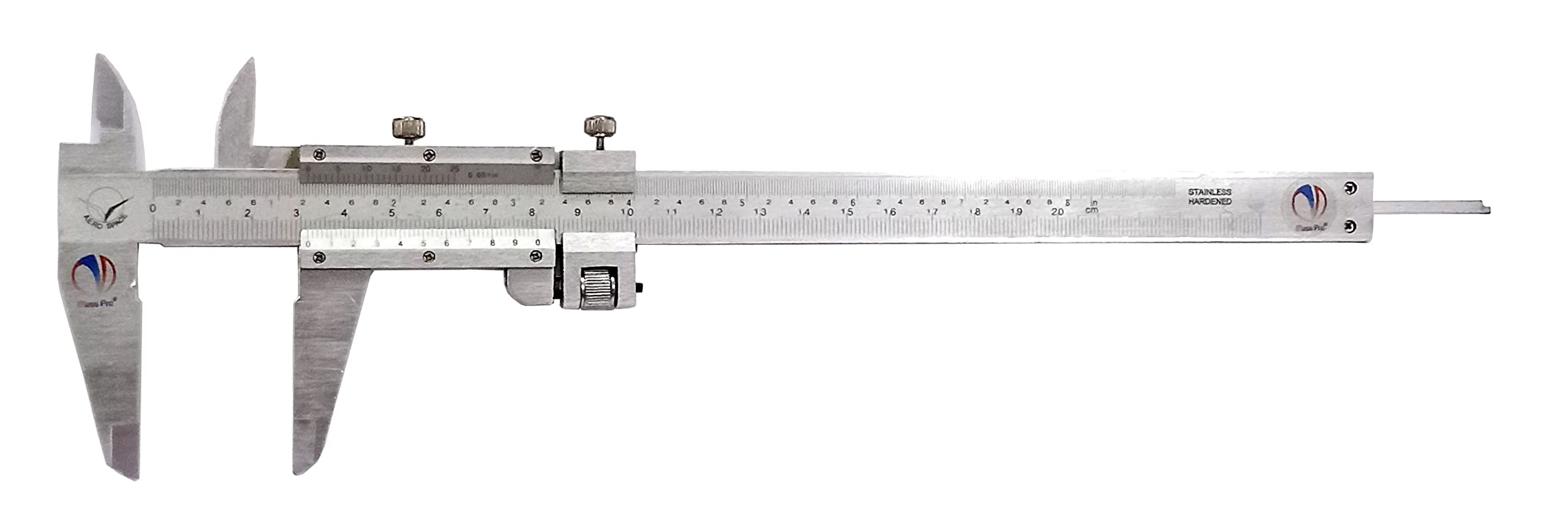 Mass Pro Aerospace Manual Ruler Measuring Tool Gauge Depth Meter Vernier Caliper with Storage Box (8" Inch (200mm))-image-46