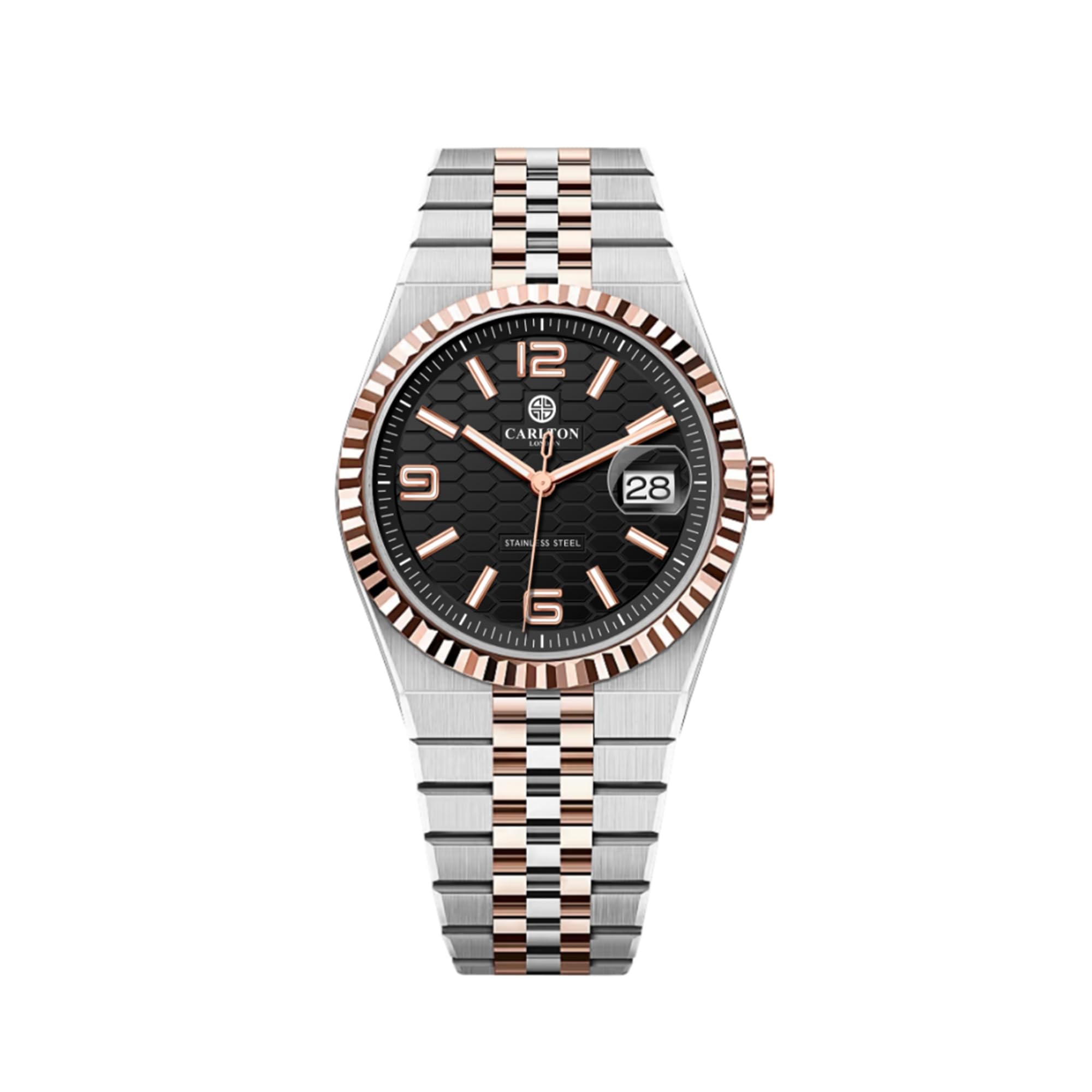 carlton london Men Rover Black Analog Watch CL-Rover-SRGBLK-picture-30