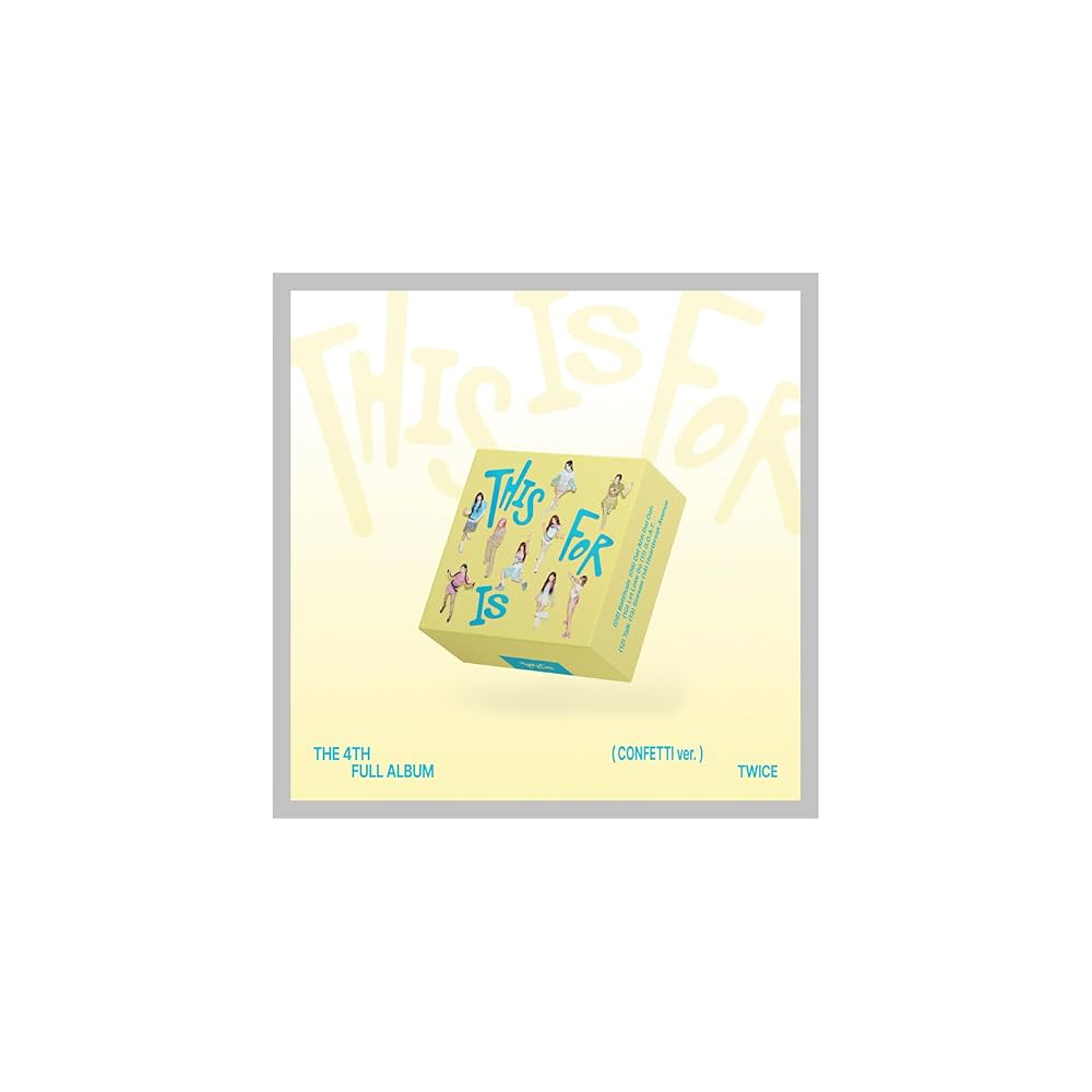 TWICE - TWICE THIS IS FOR 4th Album CONFETTI Version Mini CD