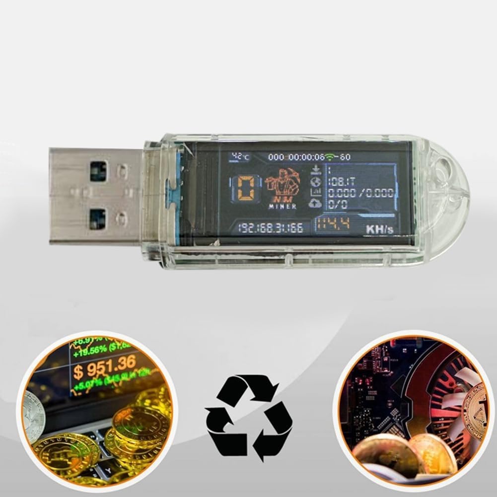 USB Nerdminer 112/S ソロ宝くじマイナー BTC マイナー カラーディスプレイ Bitcoin ミニマイナー AS