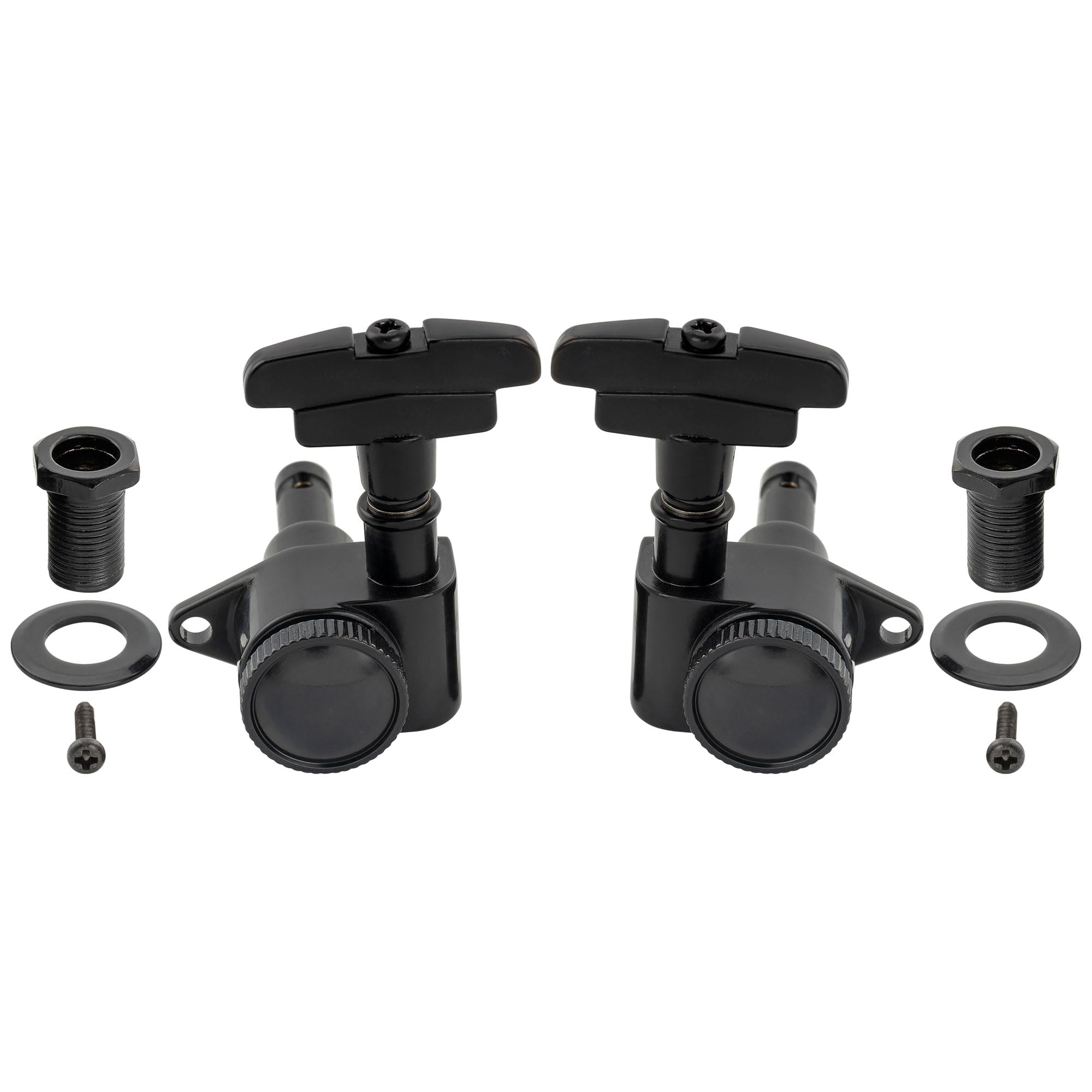 Musiclily Pro R18K-08 3R3L 18:1 Gitarre Locking Mechaniken Tuners Schwarz