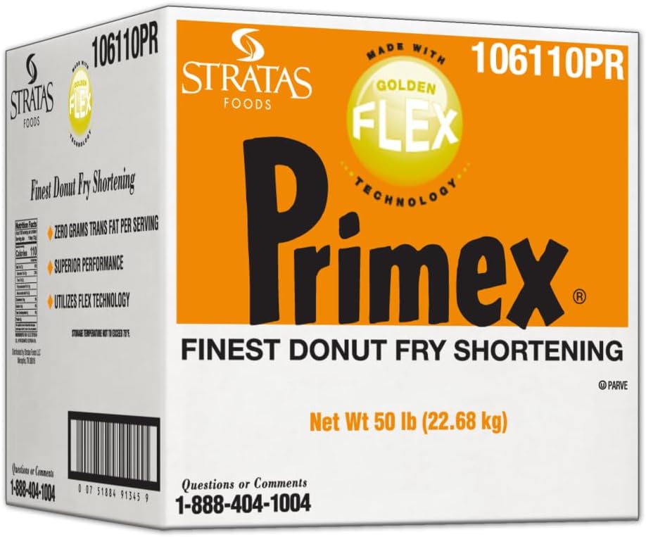 Primex Golden Flex Donut Fry Shortening, 50 Pound -- 1 each.