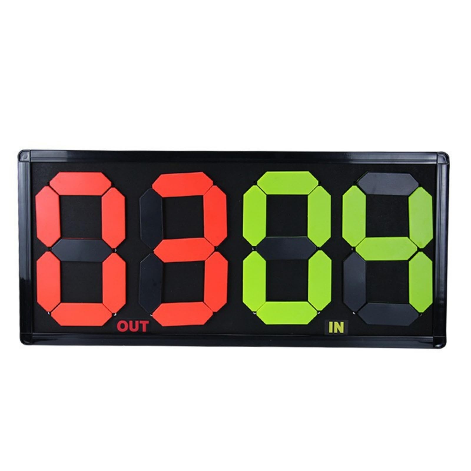 Tabellone Sostituzioni Portatile Tabellone Cambi Calcio Bifacciale Segnapunti per Allenatori, Allenamenti