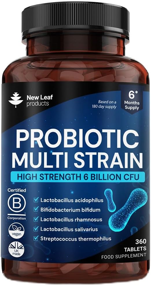 Bio-Cultures Supplements Multi Strain Acidophilus 360 Tablets High Strength - Digestive & Gut Health Supplements Lactobacillus Natural Cultures for Gut Health - Vegan, GMO-Free, Gluten-Free, UK Made