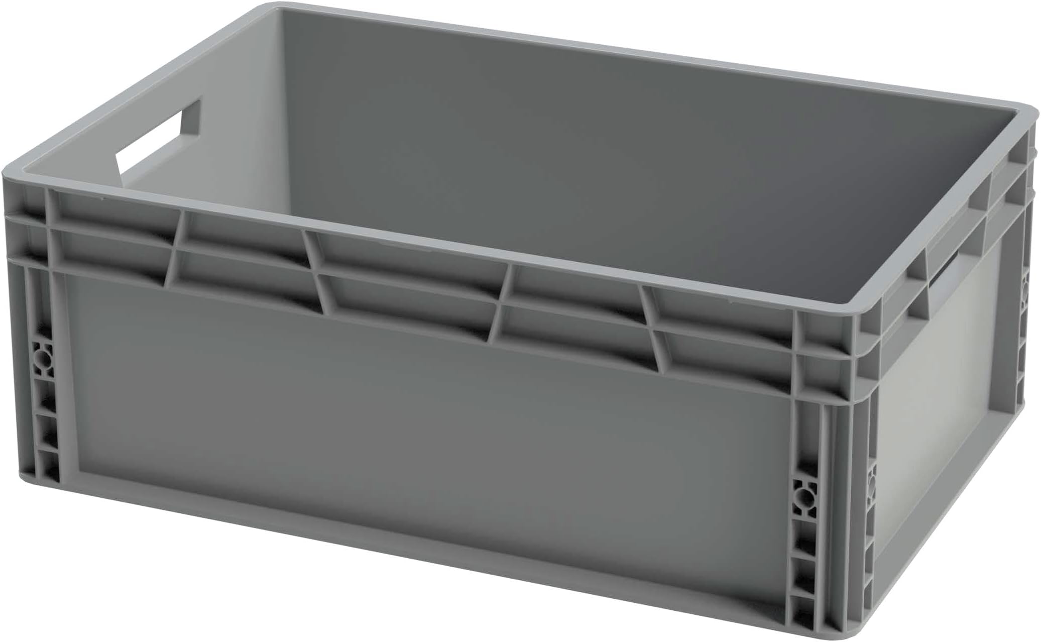 Recycled Plastic ECO Euro Plastic Stacking Industrial Storage Containers Boxes Crates! (45 Litre - 60 x 40 x 22cm)