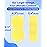 Temede 5-Pack Car Wash Sponges, 9.1 x 4.3 x 2.4 Large Sponges, Extra Thick Foam Kit for All-Purpose Cleaning, Ideal Washing Sponges for Kitchen, Bathroom, Household