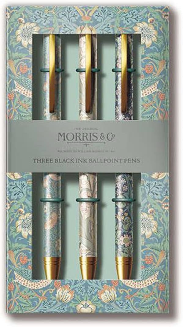 William Morris 3 Pen Set Stationary