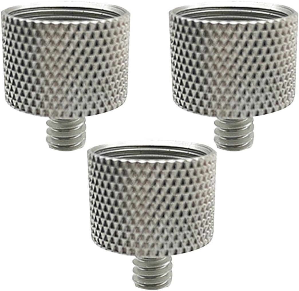 3pcs 5 8 Female to 1 4 Threaded Microphone Stand Adapter Screws