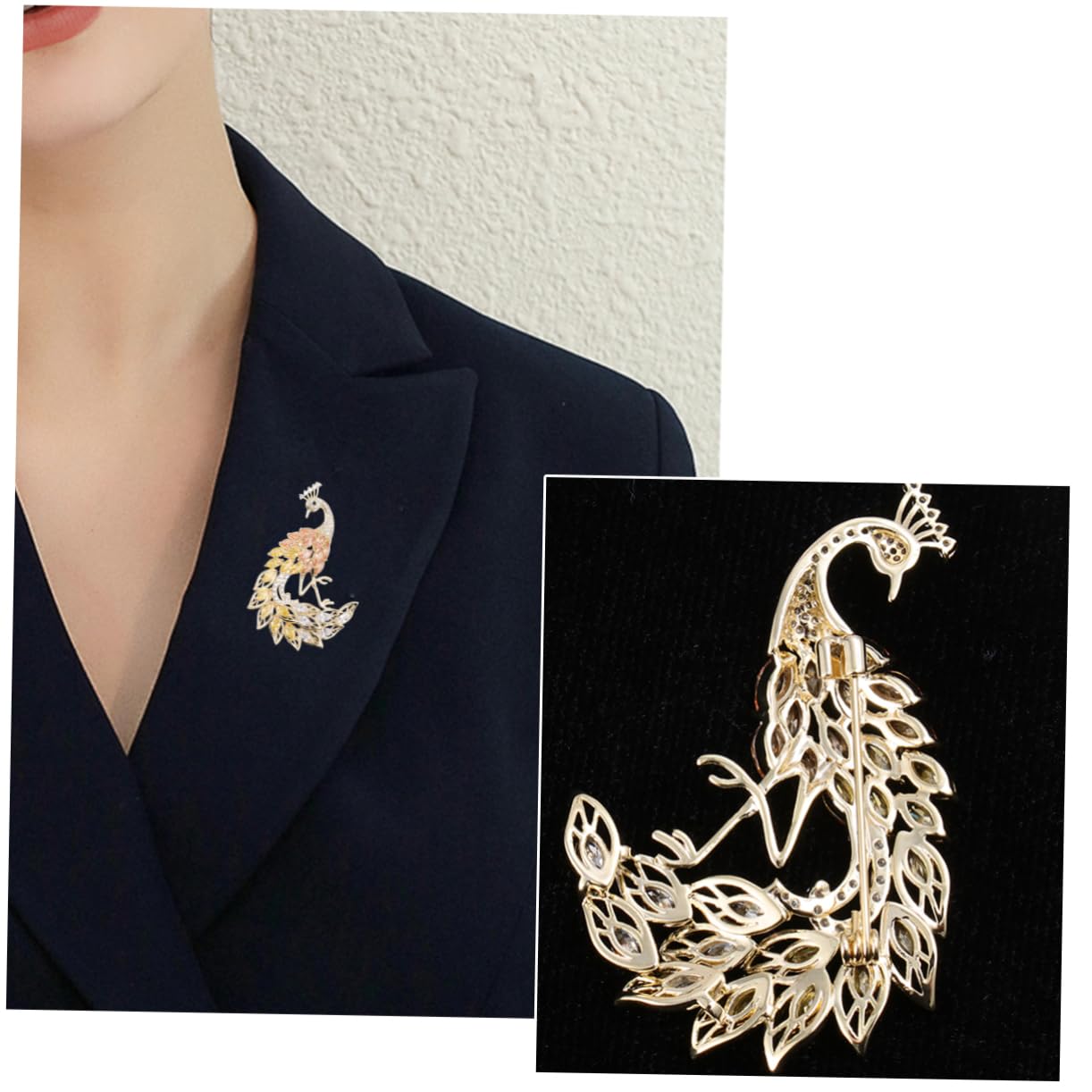 GALPADA 3stücke Retro Frauen Brosche Mit Buntem Kristallstein Eleganter Anstecknadel Für Hochzeiten Und Partys Schmuckstück Für Damen Und Besondere Anlässe