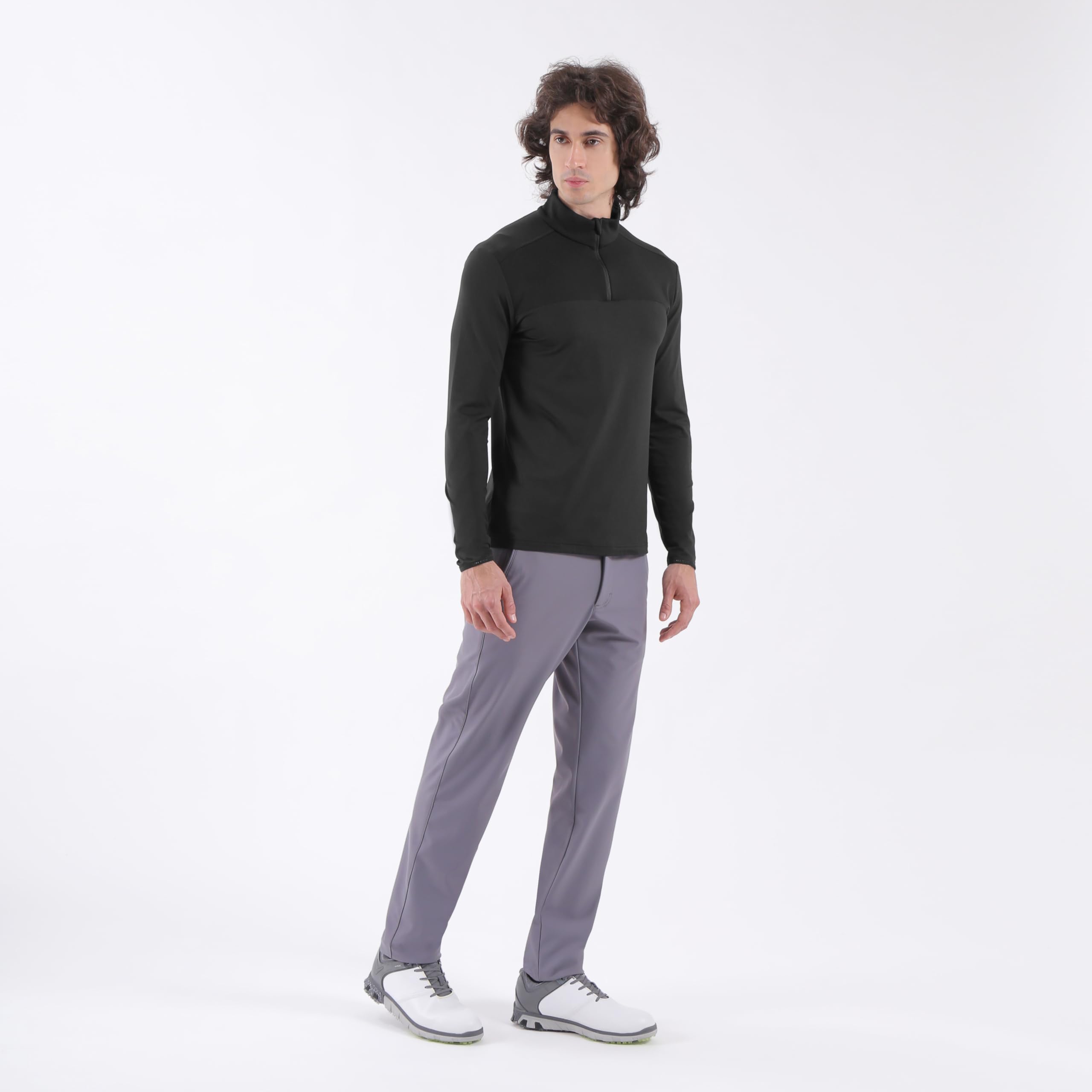 Chervò 65640-999 Toby golf męski czarny/czarny, rozmiar 38, czarny/czarny, 38