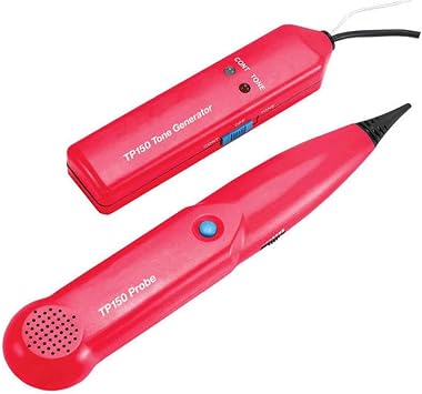 Platinum Tools TP150 Tone and Probe Set for Tracing Twisted-Pair Phone and Network Cable, 100 Hz to 300 kHz Sensitivity, Tapered Tip