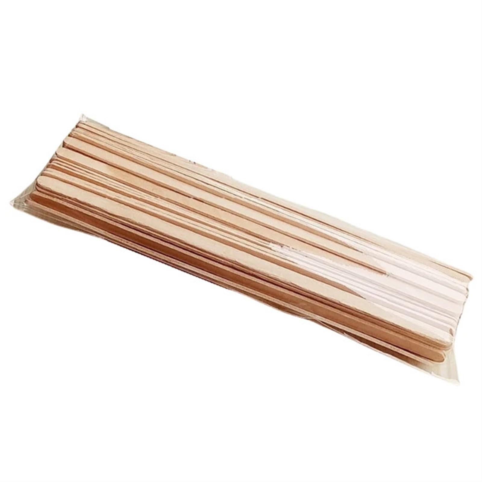 Weqyfdc One Color Craft Wooden Sticks Wooden Stick For Crafts Food Ice Lollies And Model Making Cake Dowel Diy Dowel Building Model Woodworking Tool(19Cm)