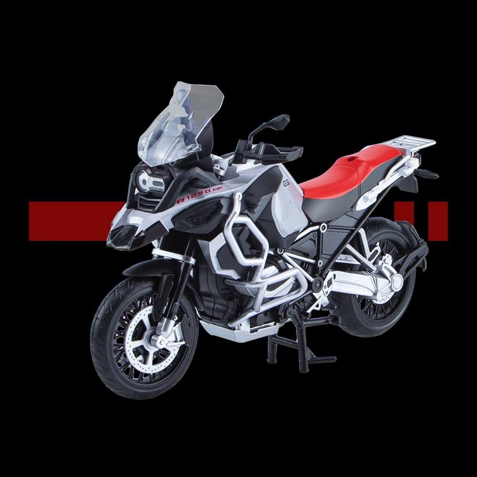 SEYXF Motorbike Toy 1:12 Scale for BMW R1250 GS Alloy Motorcycle Model Light & Sound Effect Diecast Boys Birthday Gift Collection