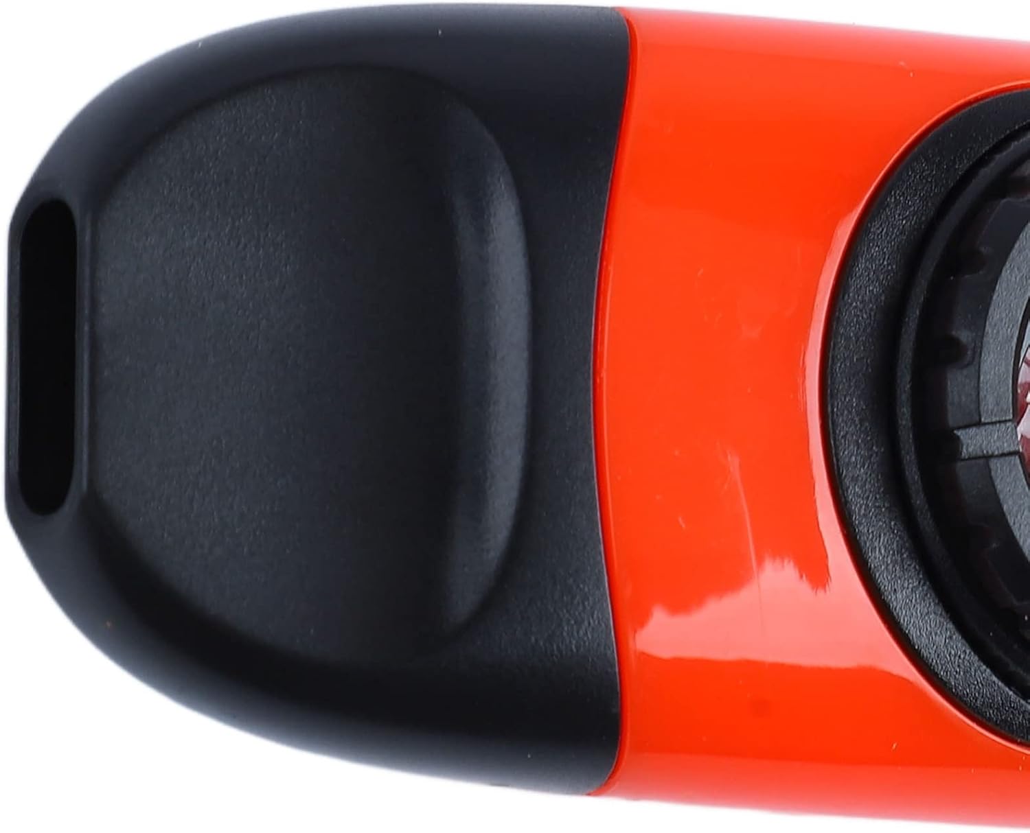 Professional Electric Kazoo for Adults 11cm Portable Aluminum Alloy Kazoo with Pickup for Beginners Practice Recording Studio(Orange)