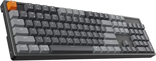 Miniatura 9 de Keychron Teclado mecánico inalámbrico K10 de tamaño completo de 104 teclas, retroiluminación RGB intercambiable en caliente con interruptor marrón