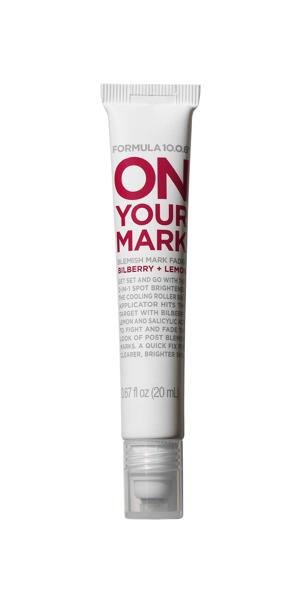 Amazon.com : Formula 10.0.6 On Your Mark Blemish Mark Fader (0.67 Fl. Oz.)  Blemish Fader that Fights Post Blemish Spots - Vegan, Paraben-Free,  Sulfate-Free, Dye-Free & Cruelty-Free : Beauty & Personal Care