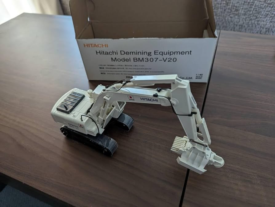 Amazon.co.jp: 対人地雷除去機 ミニカー 日立建機 モデル：BM307