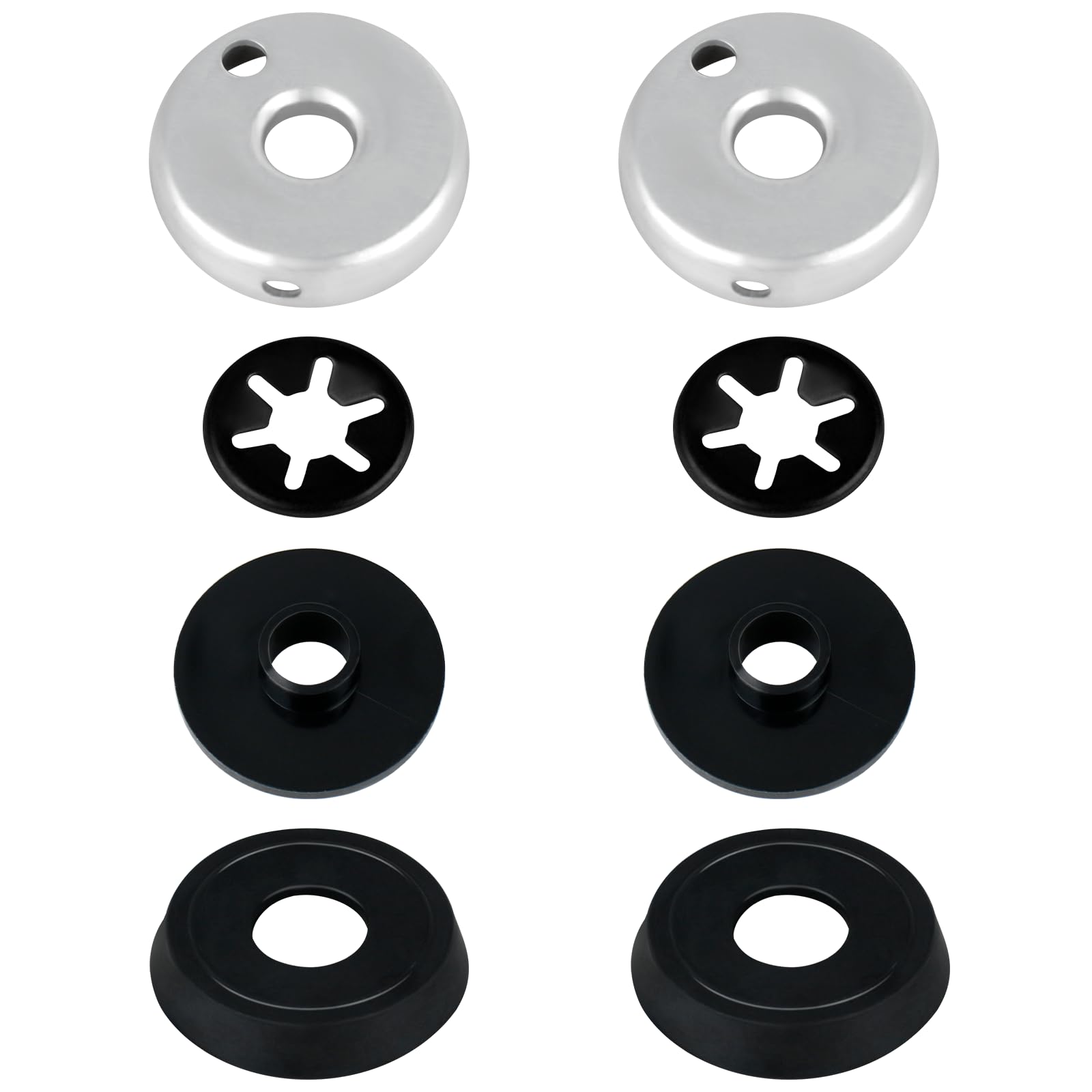 3000005094 Compatible Replacement Pump Cup Kit for Coleman Lanterns & Stoves – Includes Nitrile Rubber Pump Caps, Metal Nuts, and Plastic Caps for Airtight Seal