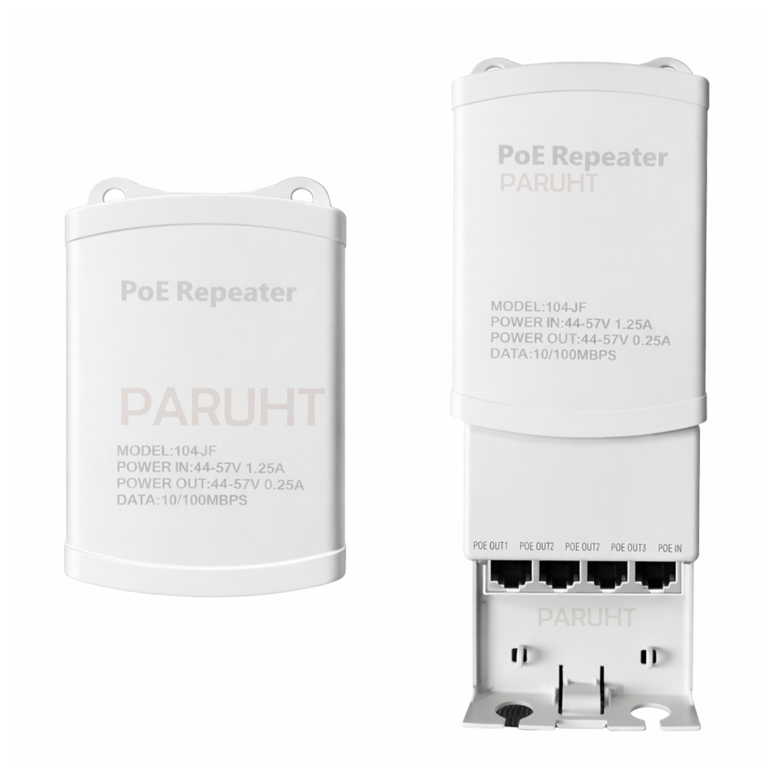 Waterproof PoE Extender - Power 4 Devices Up to 1000ft -2