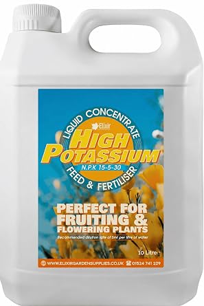 Elixir Garden 15-5-30 Concentrated High Potassium Fruit Fertiliser 10L