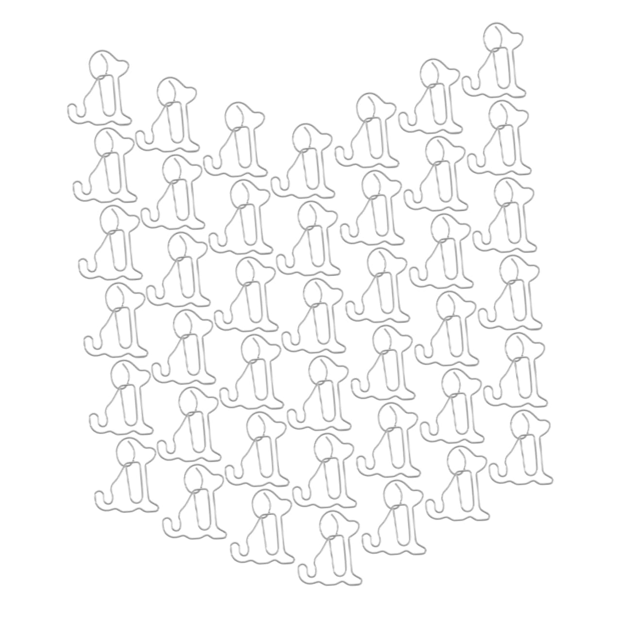 Garneck 4 Set Di Fermagli Per Carta in Metallo Fermagli Per Ufficio Fermagli Creativi A Forma Di Cane Piccoli Fermagli Per Documenti 100 Pezzi*4
