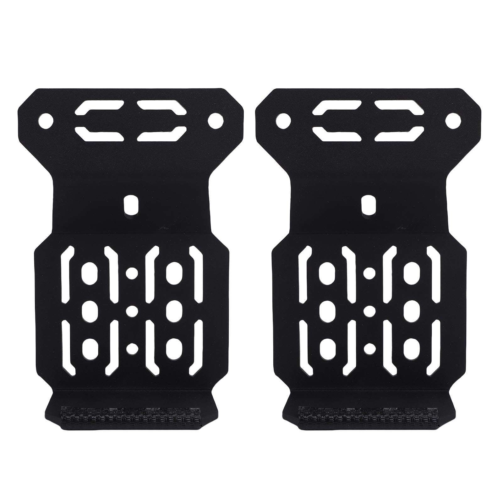 Staffe di Montaggio per Sponde del Letto, Compatibili con le Sponde del Pianale del Camion |Installazione Senza Trapano, Acciaio Resistente, Staffe di Montaggio su Camion