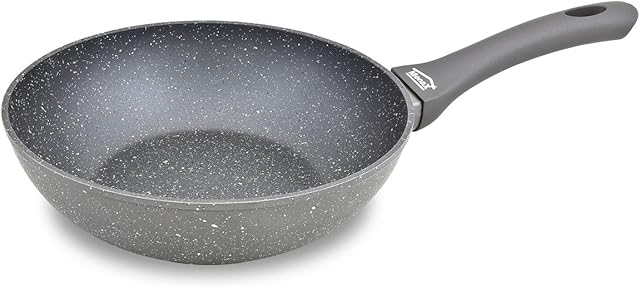 Menax Focus - Forged Aluminum Frying Pan - Nonstick 5-Layer Coating Stone Design - Ø 20 cm