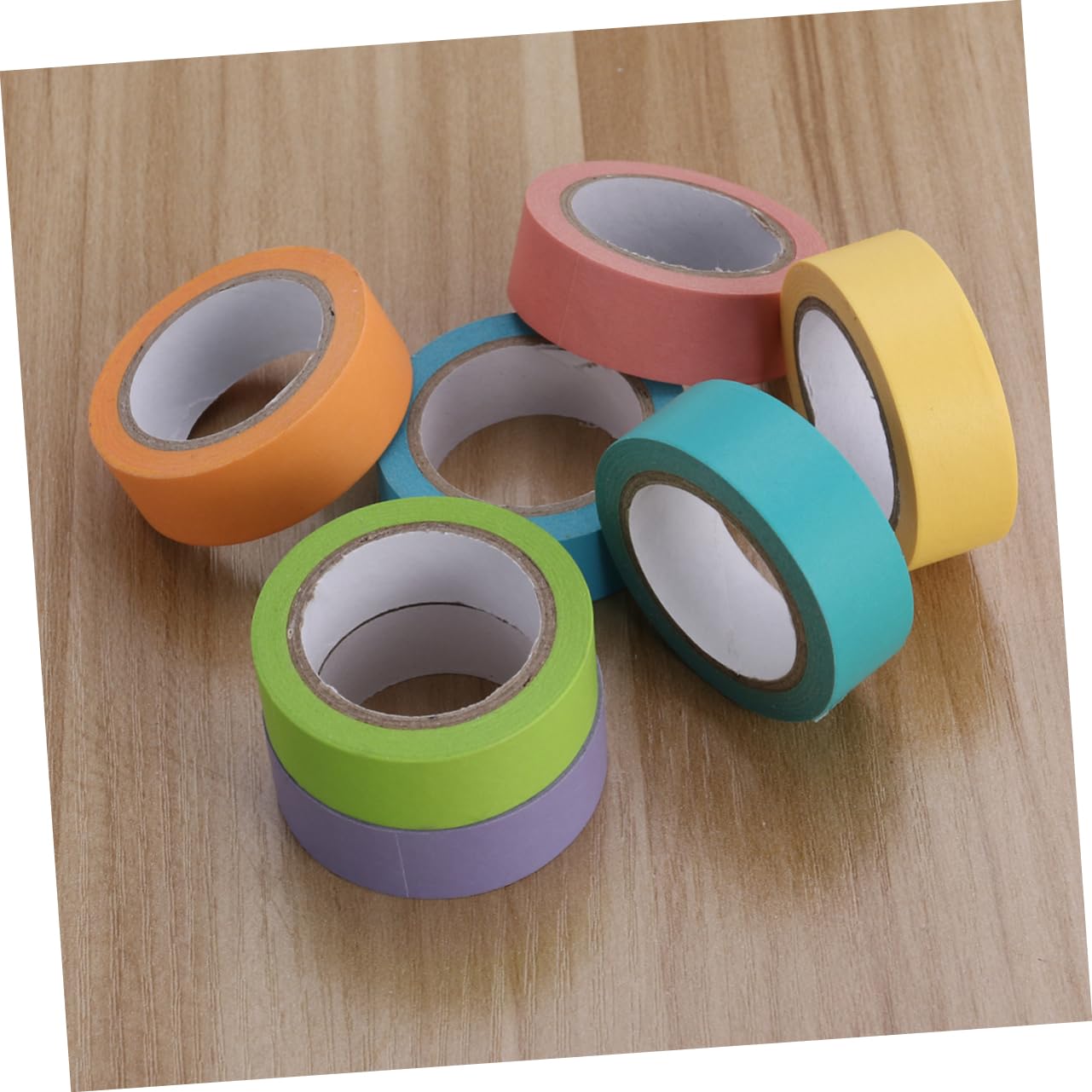 STOBOK 21rollen Buntes Washi Tape Dekoratives Klebeband Regenbogenfarben Für Scrapbooking Basteln Und Kreative Projekte
