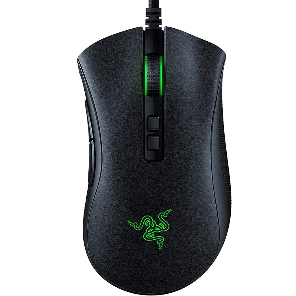 RajoNN Mouse Mouse da Gioco per Computer cablato, sensore Ottico 20K DPI, 8 Pulsanti programmabili, accelerazione 50G, 5 Gruppi di Memoria Integrata, Mouse RGB per PC Laptop Windows