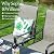 Sophia & William Outdoor Dining Set Patio Dining Set for 4 Round Patio Table and Chairs Set 5 Pieces with Swivel Patio Chairs 42" Metal Table for Garden Pool All Weather Brown